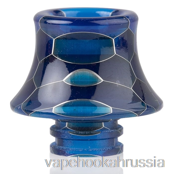 Vape Russia 510 конус из змеиной кожи смола дрип тип темно-синий